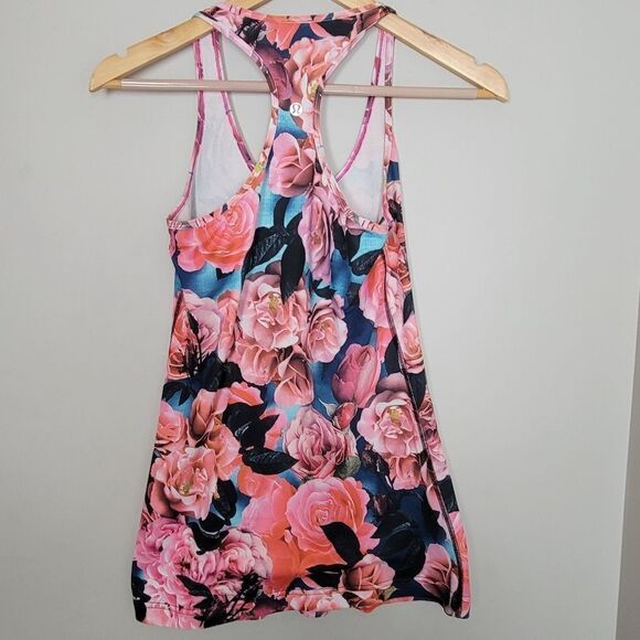 Lululemon Cool Racerback Secret Garden Floral Tank - Picture 4 of 5